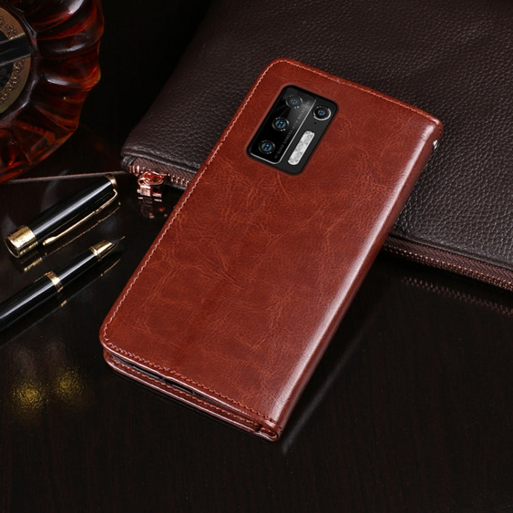 idewei Crazy Horse Texture Horizontal Flip Leather Case with Holder & Card Slots & Wallet For Doogee S97 Pro(Brown) - More Brand by idewei | Online Shopping UK | buy2fix