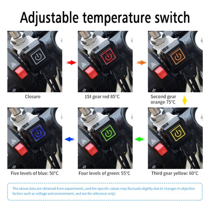 ZH-1314A1 Strap Type Motorcycle 12V Heating Handle SAE Port Quick Installation and Removal Handle - In Car by buy2fix | Online Shopping UK | buy2fix