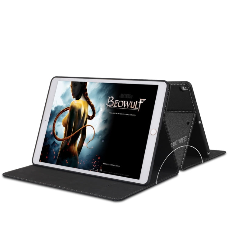 For iPad Pro 10.5 inch GEBEI PU+TPU Horizontal Flip Protective Case with Holder & Card Slots(Black) - iPad Pro 10.5 inch Cases by GEBEI | Online Shopping UK | buy2fix