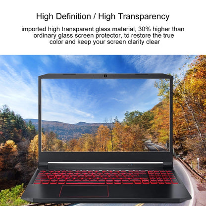 Laptop Screen HD Tempered Glass Protective Film For Acer TravelMate P2 15 15.6 inch - Computer & Networking by buy2fix | Online Shopping UK | buy2fix