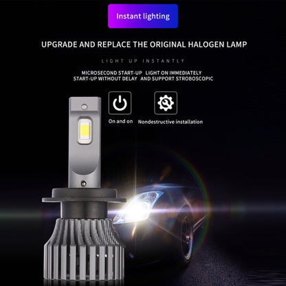 1 Pair G8 Plus H7 DC9-16V / 30W / 8000LM / 6000K IP67 Car LED 3570 Lamp Beads Headlight(White Light) - In Car by buy2fix | Online Shopping UK | buy2fix
