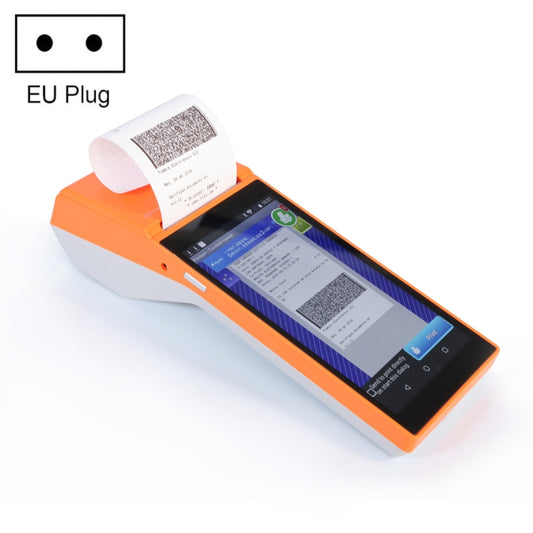 SGT-SP01 5.5 inch HD Screen Handheld POS Receipt Printer, Basic Version, EU Plug(Orange) - Consumer Electronics by buy2fix | Online Shopping UK | buy2fix