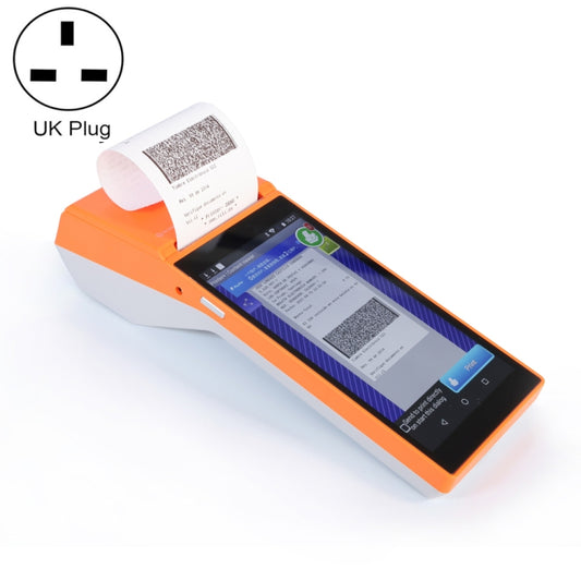 SGT-SP01 5.5 inch HD Screen Handheld POS Receipt Printer, Basic Version, UK Plug(Orange) - Consumer Electronics by buy2fix | Online Shopping UK | buy2fix