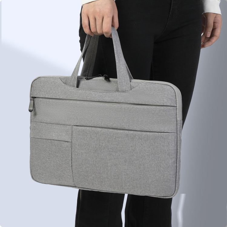 POFOKO C510 Waterproof Oxford Cloth Laptop Handbag For 13.3 inch Laptops(Black) - 13.3 inch by POFOKO | Online Shopping UK | buy2fix