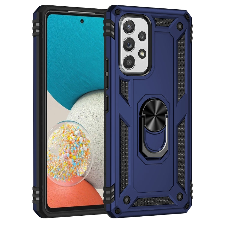 For Samsung Galaxy A53 5G Shockproof TPU + PC Phone Case(Blue) - Samsung Accessories by buy2fix | Online Shopping UK | buy2fix