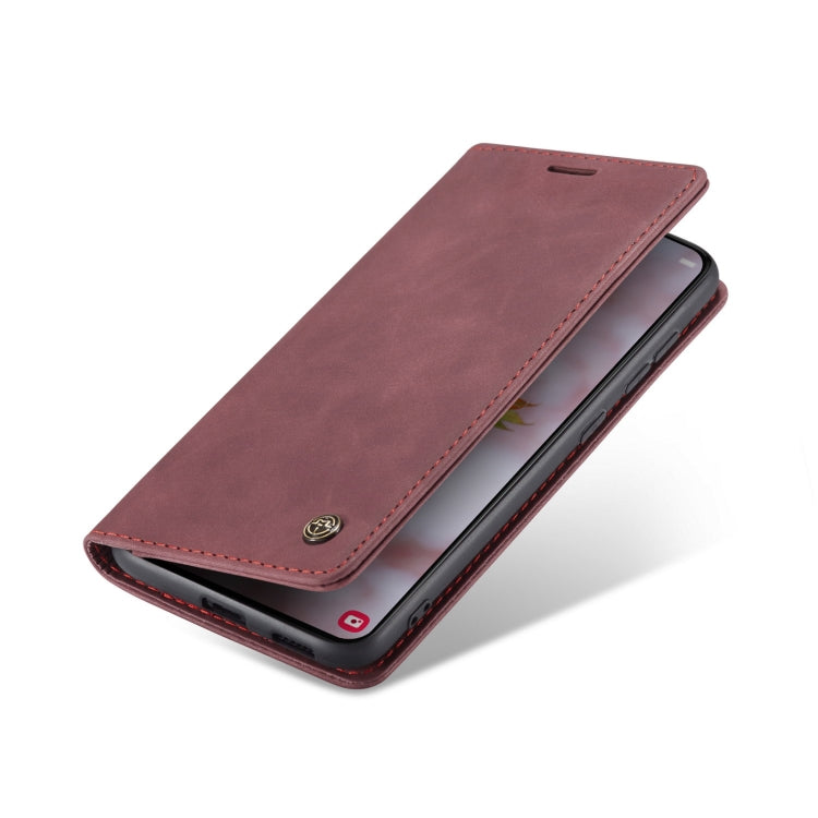 For Samsung Galaxy S22+ CaseMe 013 Multifunctional Horizontal Flip Leather Phone Case(Wine Red) - Galaxy S22+ 5G Cases by CaseMe | Online Shopping UK | buy2fix
