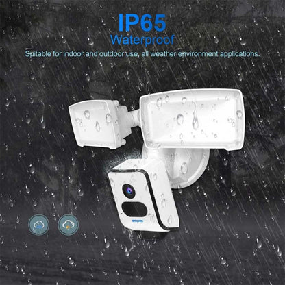 ESCAM QF612 3MP WiFi IP Camera & Floodlight, Support Night Vision / PIR Detection(AU Plug) - Security by ESCAM | Online Shopping UK | buy2fix