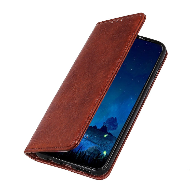 For Xiaomi 12 Pro / 12S Pro Magnetic Crazy Horse Texture Leather Phone Case(Brown) - Xiaomi Accessories by buy2fix | Online Shopping UK | buy2fix