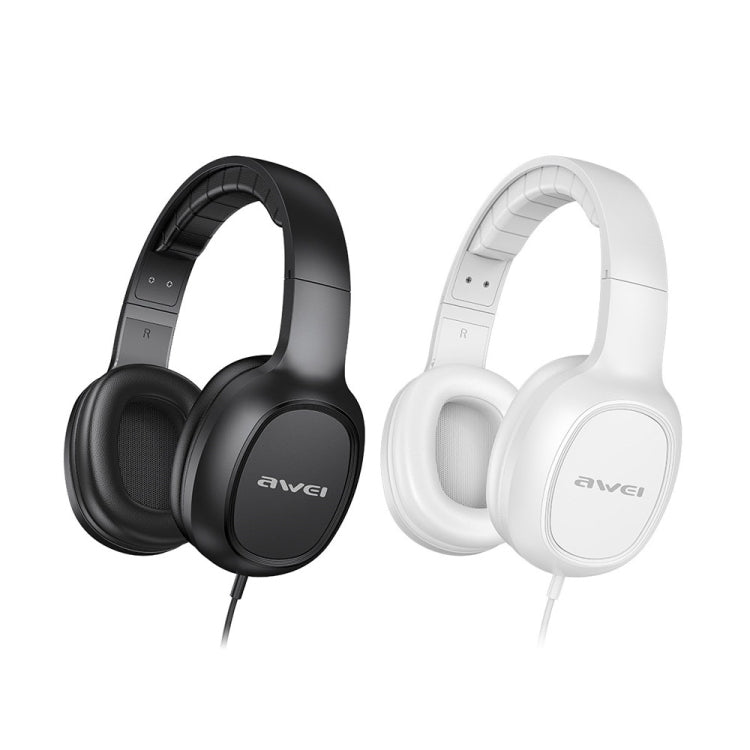 awei GM-6 3.5mm Stereo Wired Headset(White) - Multimedia Headset by awei | Online Shopping UK | buy2fix