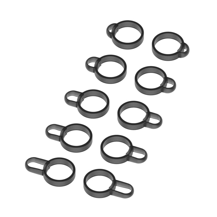 5 Pairs Non-Slip Silicone Earphone Ferrule Set for Sony LinkBuds Ear Cap(Black) - Apple Accessories by buy2fix | Online Shopping UK | buy2fix