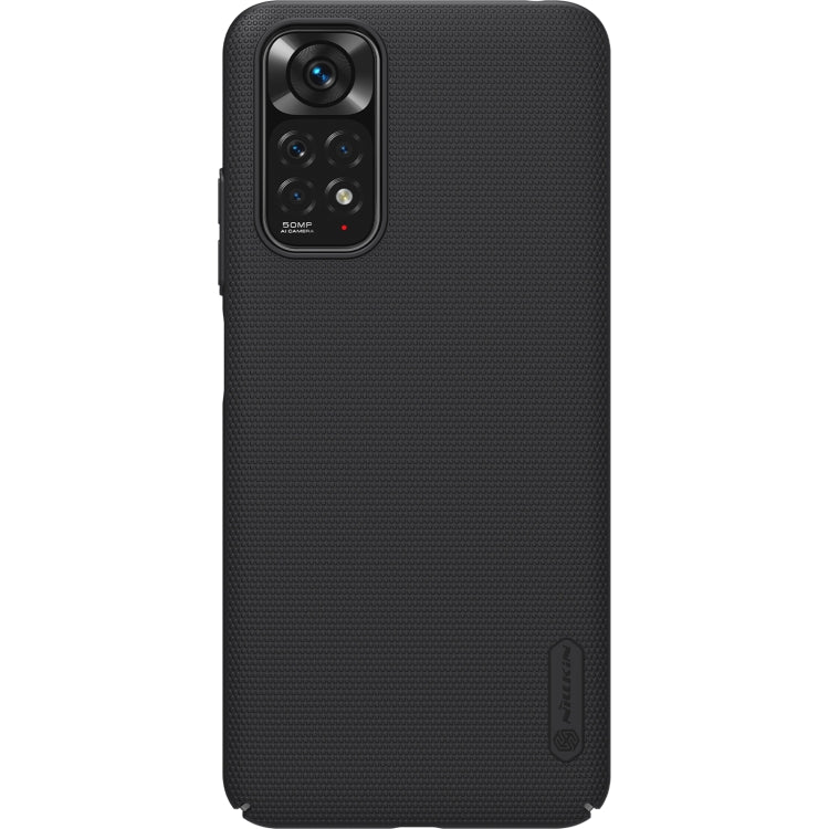 For Xiaomi Redmi Note 11 4G Global NILLKIN Frosted PC Phone Case(Black) - Xiaomi Cases by NILLKIN | Online Shopping UK | buy2fix