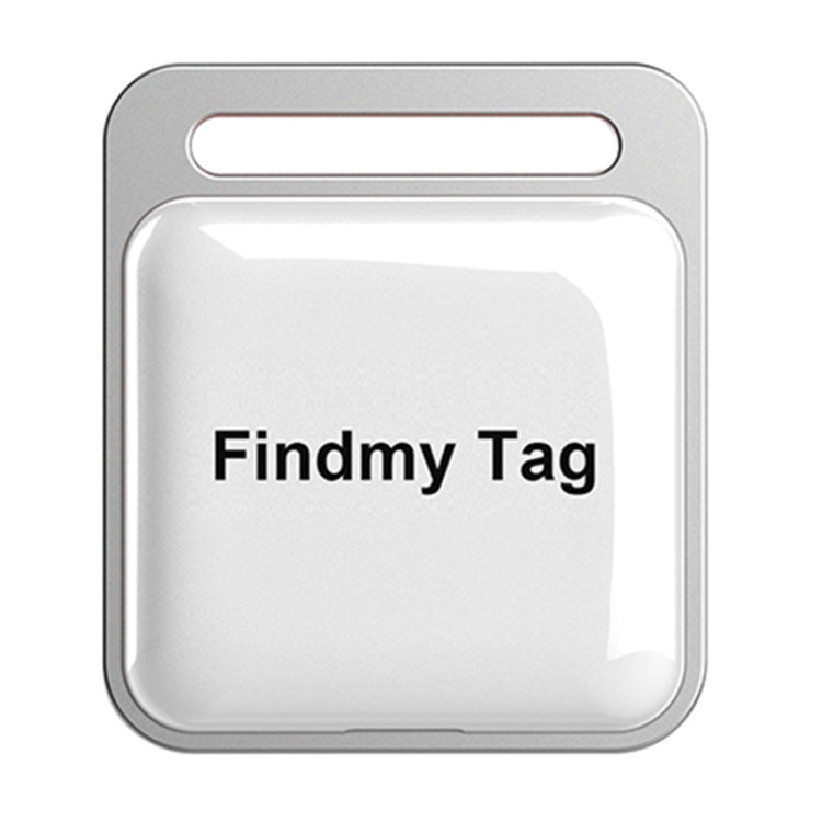 Findmy Tag Square Smart Bluetooth Anti- lost Alarm Locator Tracker(White) - Security by buy2fix | Online Shopping UK | buy2fix