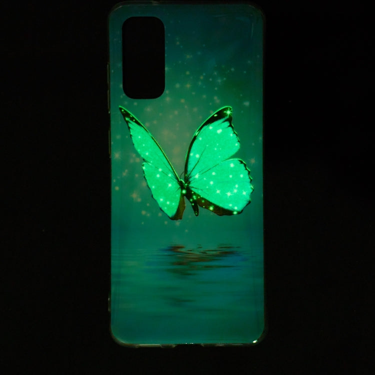 For Samsung Galaxy A13 4G Luminous TPU Protective Phone Case(Butterfly) - Samsung Accessories by buy2fix | Online Shopping UK | buy2fix