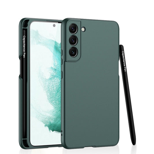 For Samsung Galaxy S22+ 5G GKK Ultra-thin Skin Feel Phone Case with Stylus(Forest Green) - Galaxy S22+ 5G Cases by GKK | Online Shopping UK | buy2fix