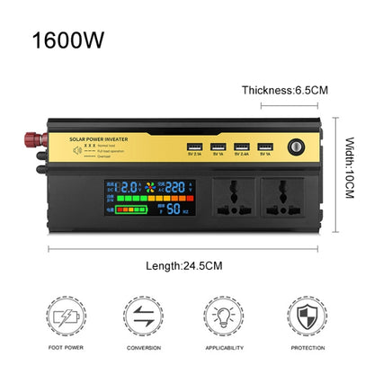 8896 1600W Car Smart Multi-functional Digital Display Inverter, Specification:24V - In Car by buy2fix | Online Shopping UK | buy2fix