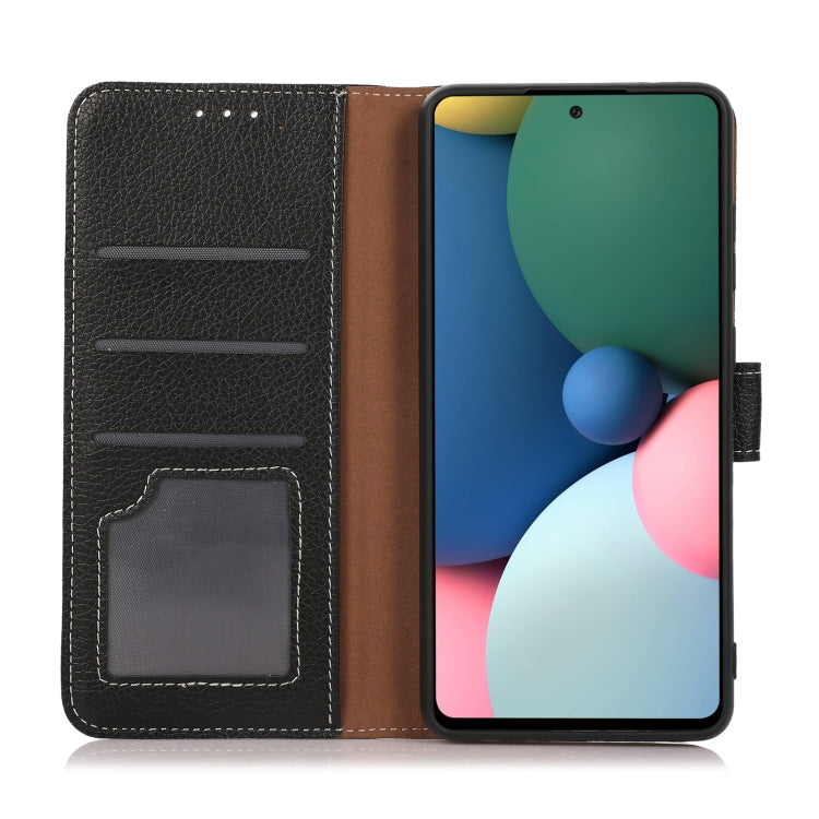 For Nokia C2 2nd Edition Litchi Texture PU + TPU Horizontal Flip Leather Case(Black) - Mobile Accessories by buy2fix | Online Shopping UK | buy2fix