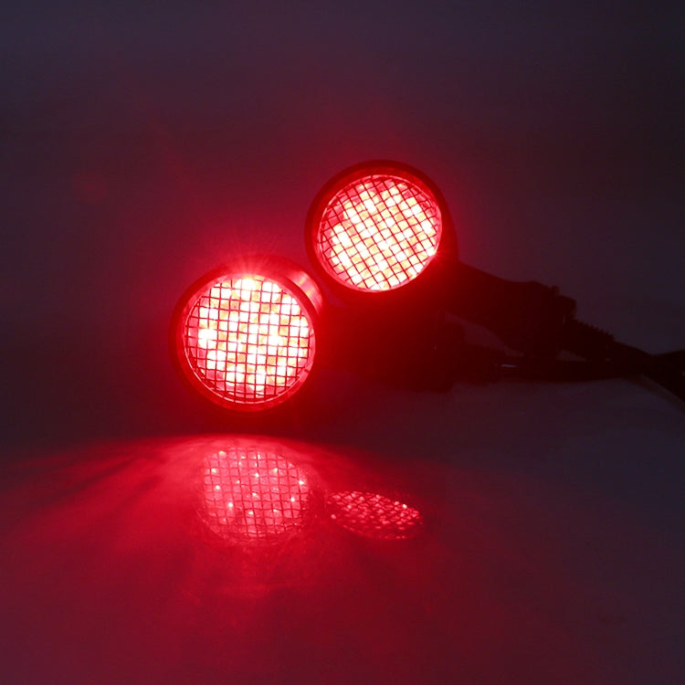 Z008 1 Pair 12V Modified Universal Motorcycle LED Turn Signal, Light Color:Red Light(Black) - In Car by buy2fix | Online Shopping UK | buy2fix