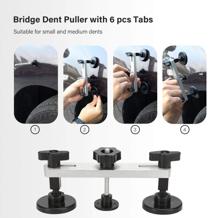 D3 94 in 1 Car Paintless Dent Dings Repair Lifter Tools Kit, Plug Type:Cigarette Lighter Plug - In Car by buy2fix | Online Shopping UK | buy2fix