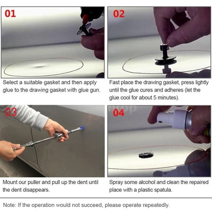 N4 107 in 1 Car Paintless Dent Removal Fender Damage Repair Puller Lifter, Plug Type:EU Plug - In Car by buy2fix | Online Shopping UK | buy2fix