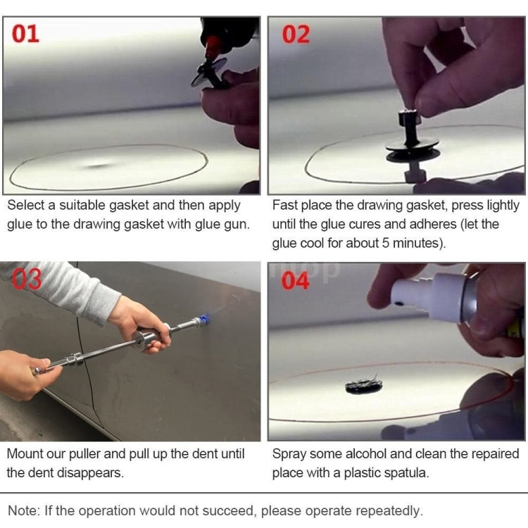 N4 107 in 1 Car Paintless Dent Removal Fender Damage Repair Puller Lifter, Plug Type:UK Plug - In Car by buy2fix | Online Shopping UK | buy2fix