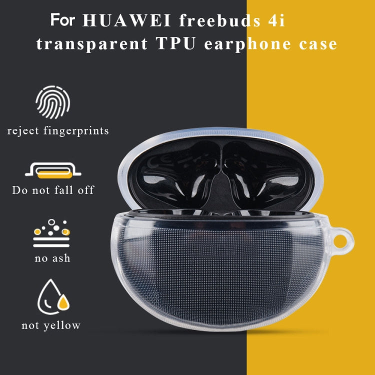 Earphone TPU Protective Case For Huawei FreeBuds 4i(Transparent) - Huawei Earphone Case by buy2fix | Online Shopping UK | buy2fix