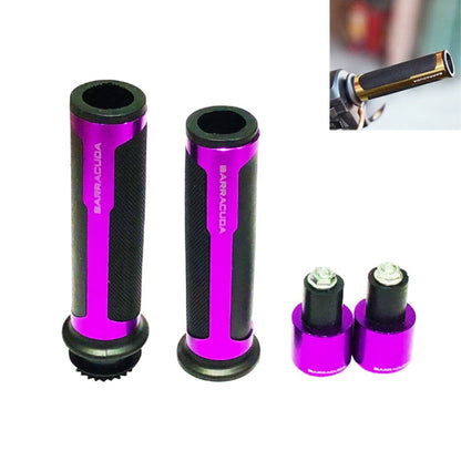 Motorcycle Modification Accessories Hand Grip Cover Handlebar Set(Purple) - In Car by buy2fix | Online Shopping UK | buy2fix