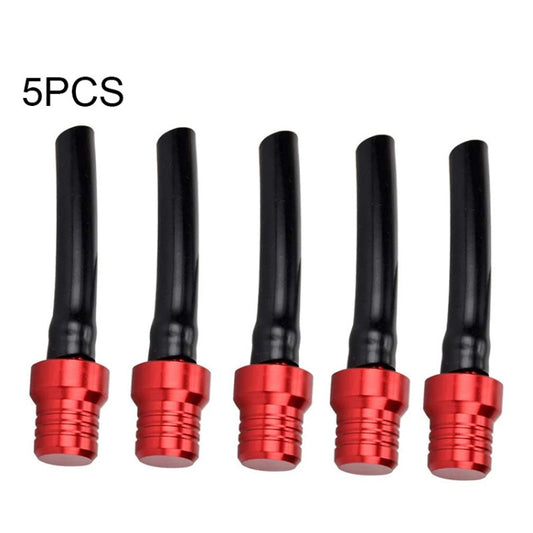 5 PCS Universal Motorcycle Tank Gas Fuel Cap Valve Vent Breather Hose Tube(Red) - In Car by buy2fix | Online Shopping UK | buy2fix