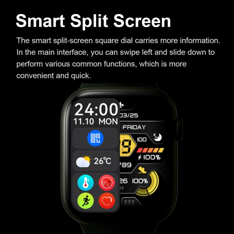 PW17 1.92 inch TFT Screen Smart Health Watch(Black) - Smart Wear by buy2fix | Online Shopping UK | buy2fix