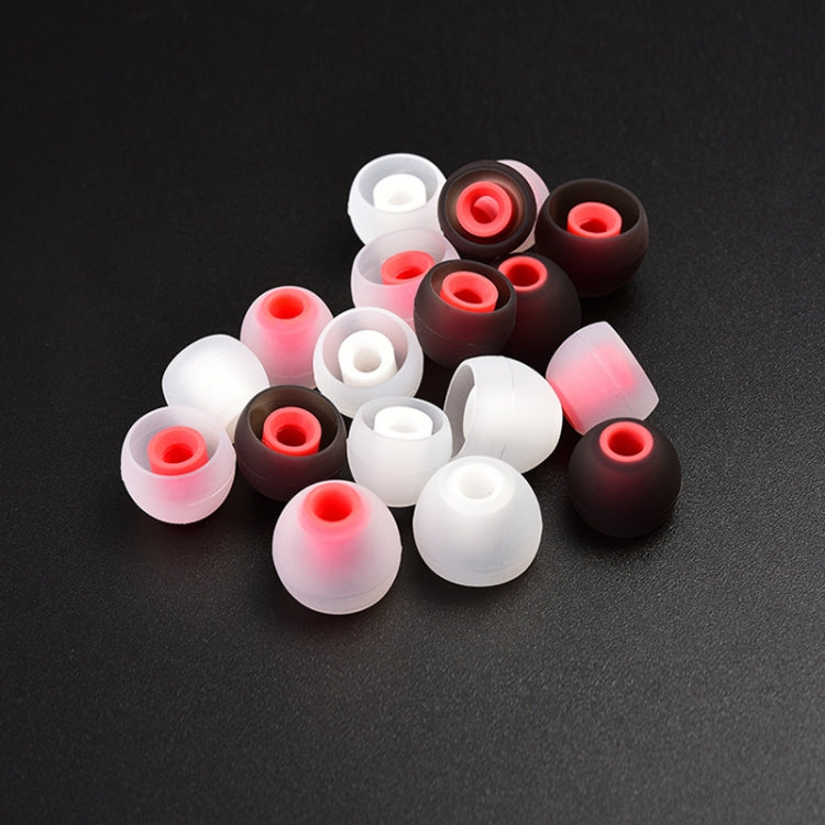 QKZ GJES 6-in-1 In-Ear Earphone Silicone Ear Caps(White Red) - Apple Accessories by QKZ | Online Shopping UK | buy2fix