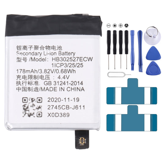 178mAh HB302527ECW For Honor Watch Magic GT 42MM Li-Polymer Battery Replacement - For Huawei by buy2fix | Online Shopping UK | buy2fix