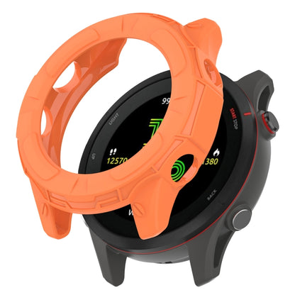 For Garmin Forerunner 955 Armor Hollow TPU Watch Case(Orange) - Watch Cases by buy2fix | Online Shopping UK | buy2fix