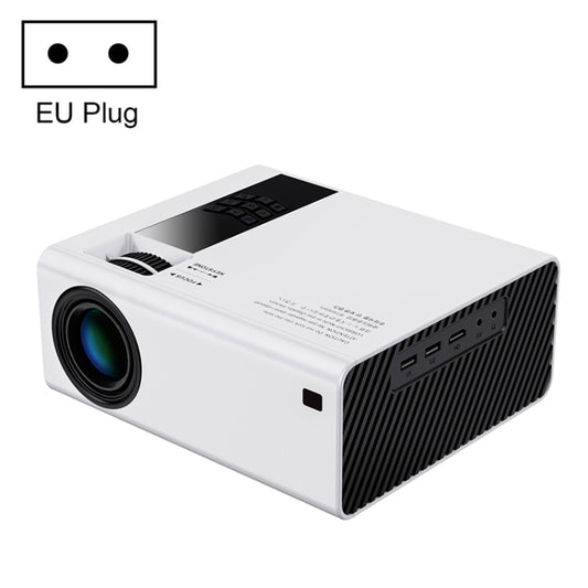 Y6 190ANSI 1024x600P LED Projector Support Screen Mirroring, EU Plug(White) - Consumer Electronics by buy2fix | Online Shopping UK | buy2fix