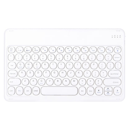 Round Cap Bluetooth Keyboard Leather Case with Pen Slot, without Touchpad For Samsung Galaxy Tab A7 10.4 2020(Dark Blue+White Keyboard) - Samsung Keyboard by buy2fix | Online Shopping UK | buy2fix