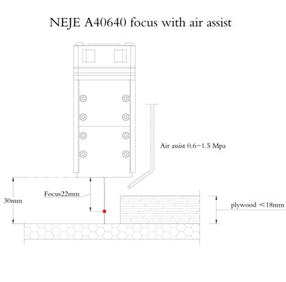 NEJE MASTER 3 Plus Laser Engraver with A40640 Laser Module(US Plug) - DIY Engraving Machines by NEJE | Online Shopping UK | buy2fix