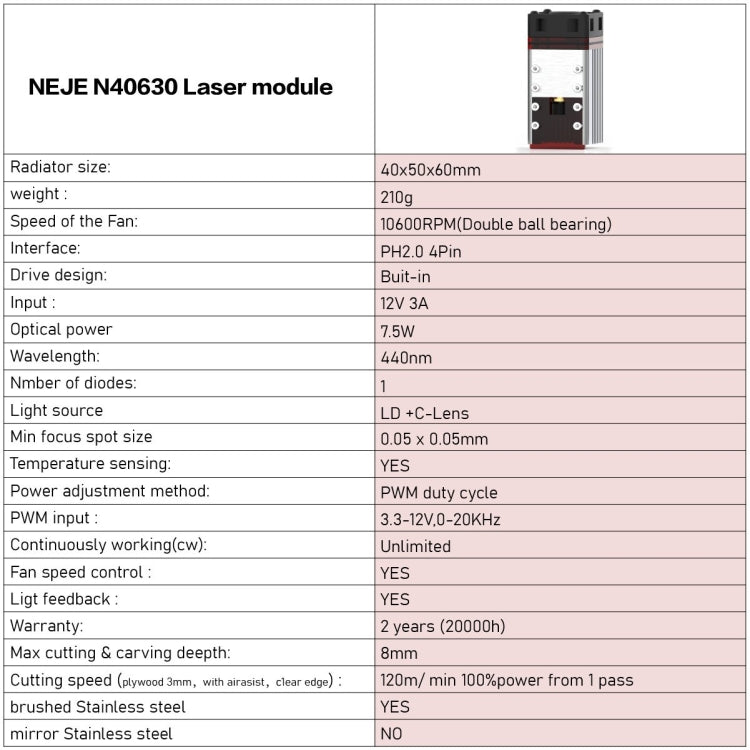 NEJE MASTER 3 Plus Laser Engraver with N40630 Laser Module(US Plug) - Consumer Electronics by NEJE | Online Shopping UK | buy2fix