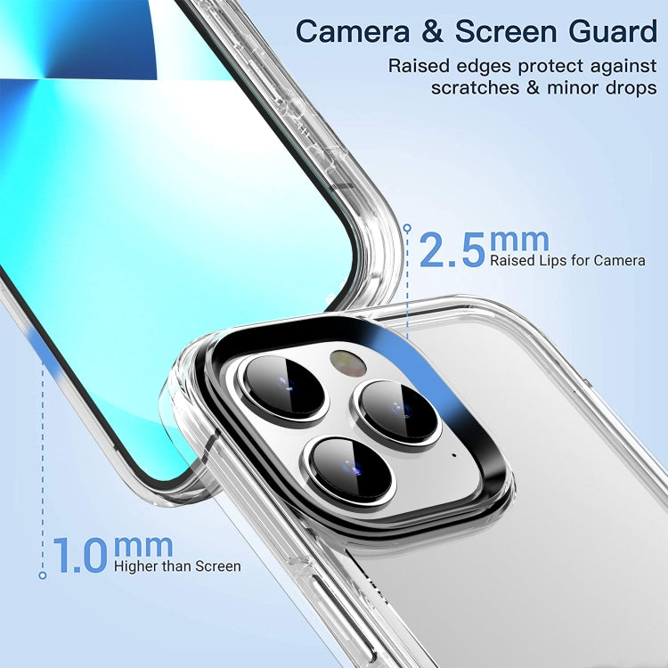 For iPhone 14 Pro Max Transparent Armor Phone Case (Transparent) - iPhone 14 Pro Max Cases by buy2fix | Online Shopping UK | buy2fix