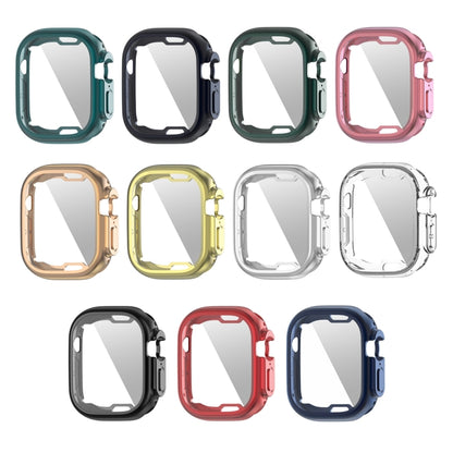 PET Film TPU Watch Case For Apple Watch Ultra(Black) - Smart Wear by buy2fix | Online Shopping UK | buy2fix