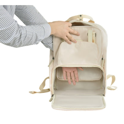 CADeN Multifunctional Photography Shoulders Digital Bag Portable Camera Backpack, Size:28.5 x 14 x 42cm(Beige) - Backpack by CADeN | Online Shopping UK | buy2fix