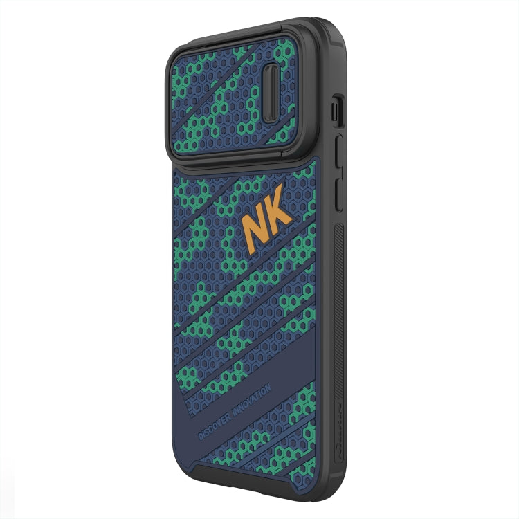 For iPhone 13 Pro Max NILLKIN 3D Lens Sliding Camera Embossed Design Phone Case - iPhone 13 Pro Max Cases by NILLKIN | Online Shopping UK | buy2fix