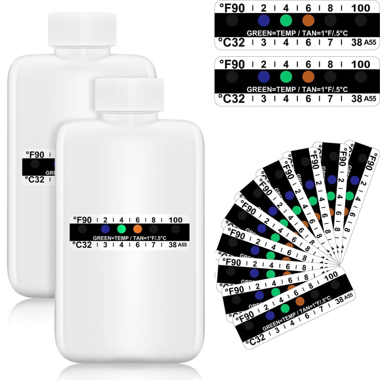 H01233 12pcs Portable Water Urine Detect Bottle Set - Consumer Electronics by buy2fix | Online Shopping UK | buy2fix