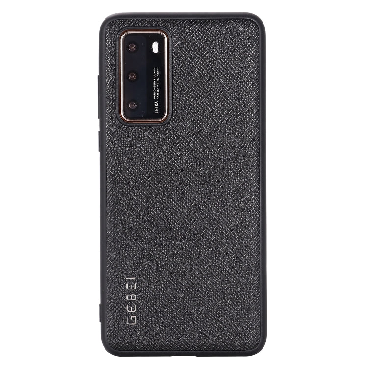 For Huawei P40 Pro GEBEI Full-coverage Shockproof Leather Protective Case(Black) - Huawei Cases by GEBEI | Online Shopping UK | buy2fix