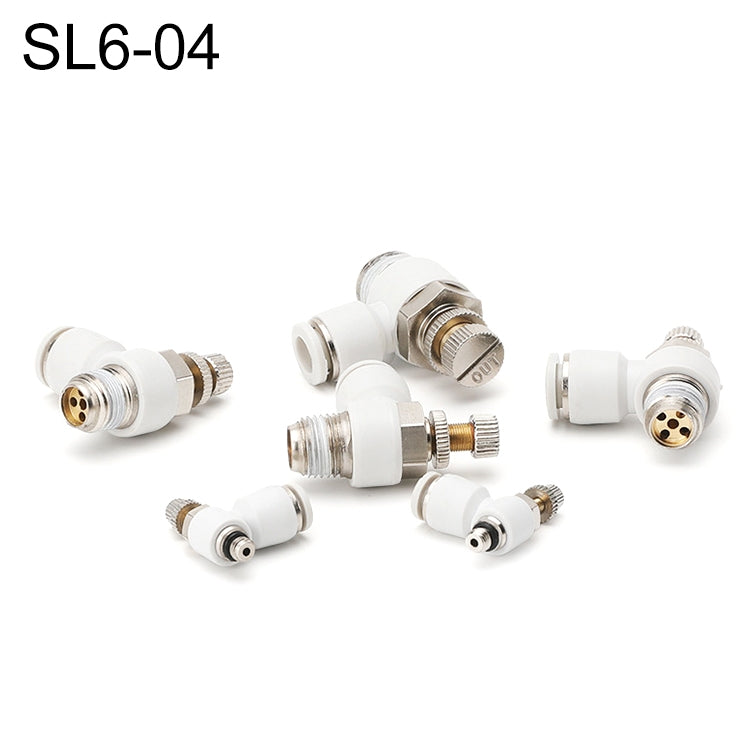 SL6-04 LAIZE SL Throttle Valve Elbow Pneumatic Quick Connector -  by LAIZE | Online Shopping UK | buy2fix