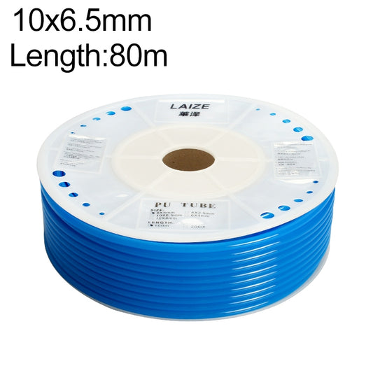 LAIZE Pneumatic Compressor Air Flexible PU Tube, Specification:10x6.5mm, 80m(Blue) - PU Air Pipe by LAIZE | Online Shopping UK | buy2fix