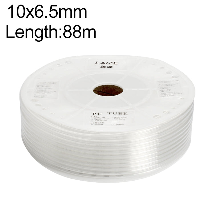 LAIZE Pneumatic Compressor Air Flexible PU Tube, Specification:10x6.5mm, 88m(Transparent) -  by LAIZE | Online Shopping UK | buy2fix