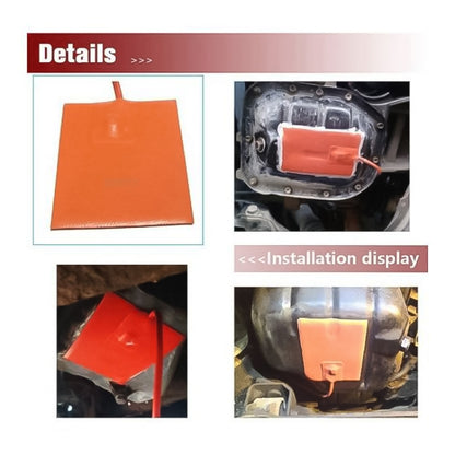 9 x 13cm Car Engine Oil Pan Sump Tank Heater Pad, Plug Type:UK Plug - In Car by buy2fix | Online Shopping UK | buy2fix
