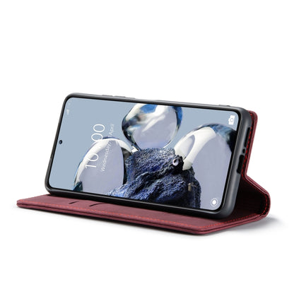 For Xiaomi 12T / 12T Pro CaseMe 013 Multifunctional Horizontal Flip Leather Phone Case(Wine Red) - Xiaomi Cases by CaseMe | Online Shopping UK | buy2fix