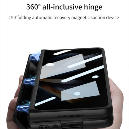 For Samsung Galaxy Z Fold4 GKK Magnetic Fold Full Coverage Anti Peep Phone Case(Gray) - Galaxy Z Fold4 5G Cases by GKK | Online Shopping UK | buy2fix