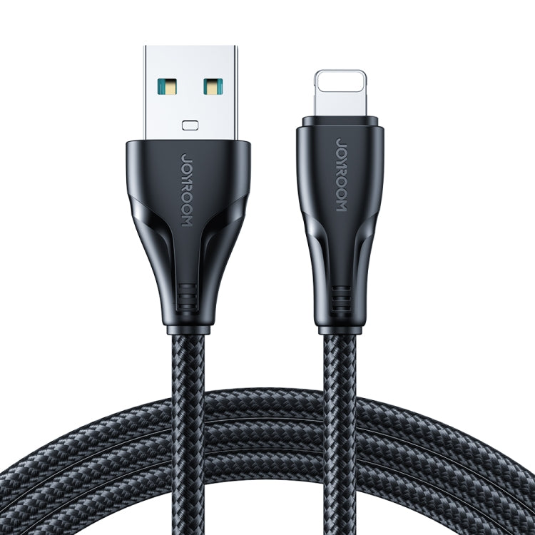 JOYROOM 2.4A USB to 8 Pin Surpass Series Fast Charging Data Cable, Length:3m(Black) - Normal Style Cable by JOYROOM | Online Shopping UK | buy2fix