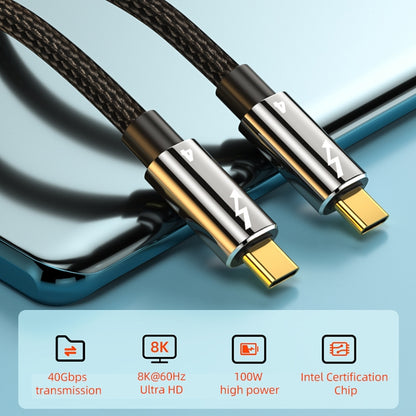 100W Type-C to Type-C Compatible Thunderbolt 4 Full-function Data Cable, Length:0.5m -  by buy2fix | Online Shopping UK | buy2fix