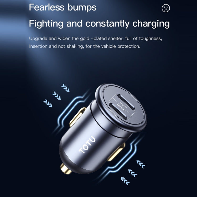 TOTUDESIGN 30W Car Fast Charging, Interface:USB-A + USB-C / Typ-C - In Car by TOTUDESIGN | Online Shopping UK | buy2fix